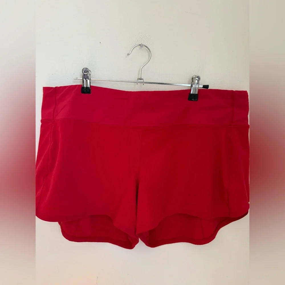 Lululemon Speed Up Shorts Red 14 4in_3